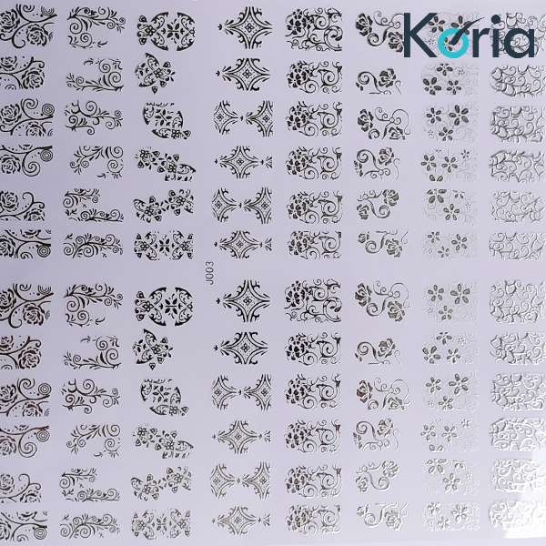 Bộ 100+ decal hoa văn dán móng NA - 6020 Bộ 100+ decal hoa văn dán móng NA - 6020