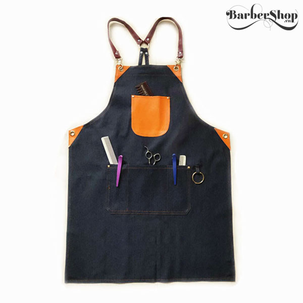 Tạp dề Barber Jean túi da BJ - 150 Tạp dề Barber Jean túi da BJ - 150