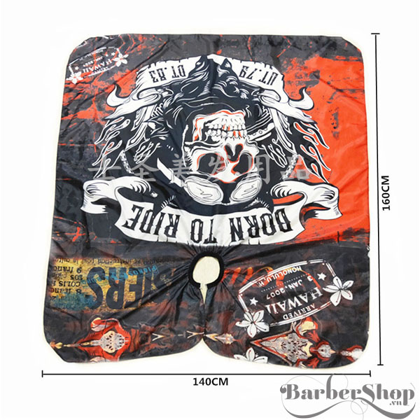 Áo choàng Barber Ghost Rider Áo choàng Barber Ghost Rider