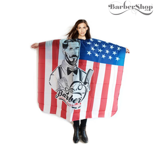Áo choàng cắt tóc Barber Flag Áo choàng cắt tóc Barber Flag