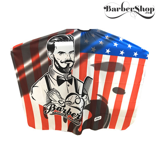 Áo choàng cắt tóc Barber Flag Áo choàng cắt tóc Barber Flag