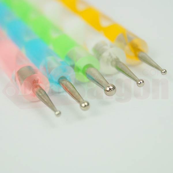 Bộ 5 cọ chấm bi 2 đầu Koria NA - 5300 ( 10 size bi) Bộ 5 cọ chấm bi 2 đầu Koria NA - 5300 ( 10 size bi)