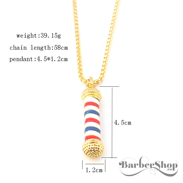 Dây chuyền barber pole nhỏ Dây chuyền barber pole nhỏ
