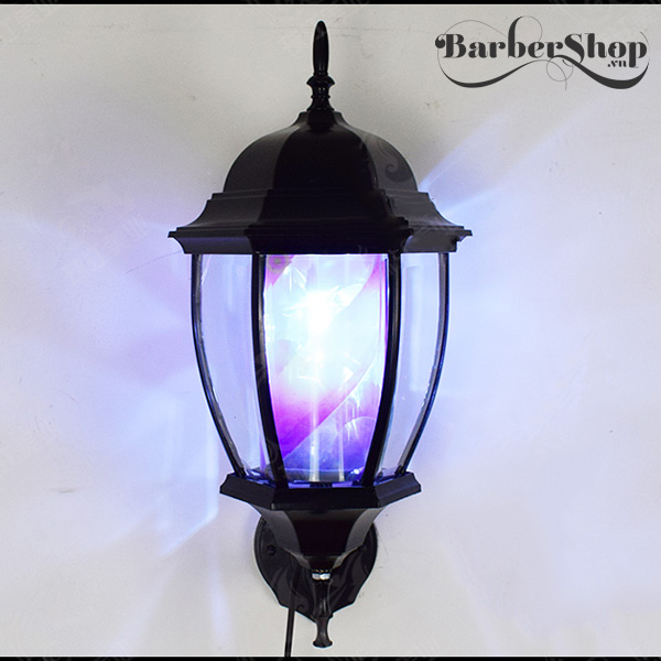 Đèn trang trí pole trắng xanh đỏ Đèn trang trí pole trắng xanh đỏ