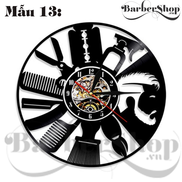 Đồng hồ barber trang trí tiệm Đồng hồ barber trang trí tiệm