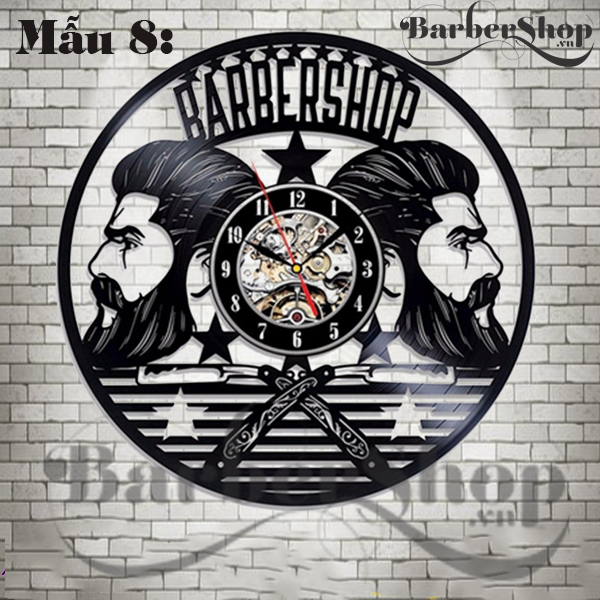 Đồng hồ barber trang trí tiệm