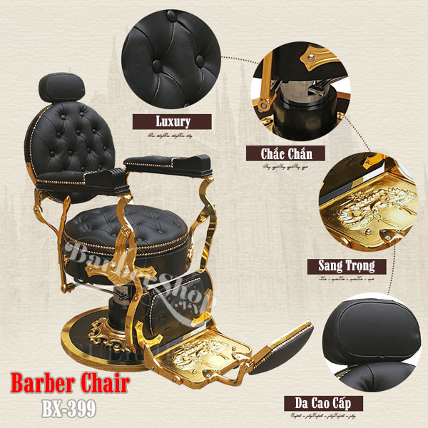 Ghế cắt tóc nam Barber BX399 Ghế cắt tóc nam Barber BX399