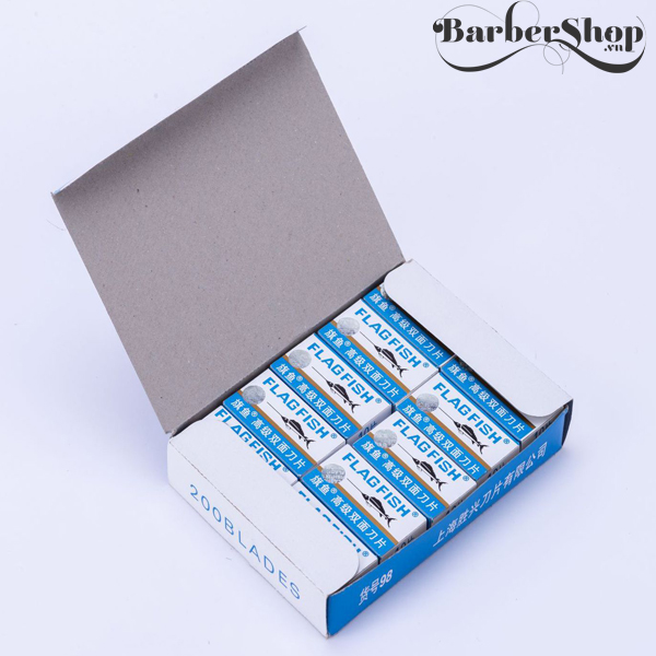 Hộp 200 lưỡi lam Flagfish Hộp 200 lưỡi lam Flagfish