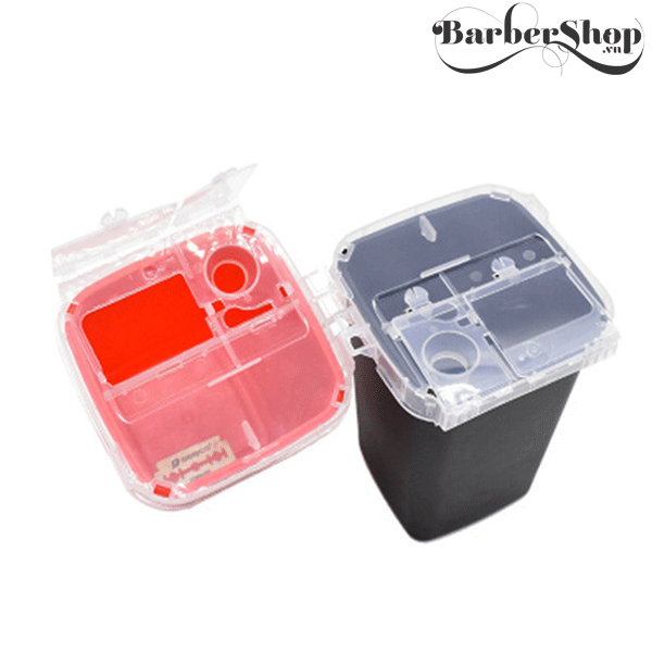 Thùng rác mini đựng lưỡi lam tiệm tóc Thùng rác mini đựng lưỡi lam tiệm tóc