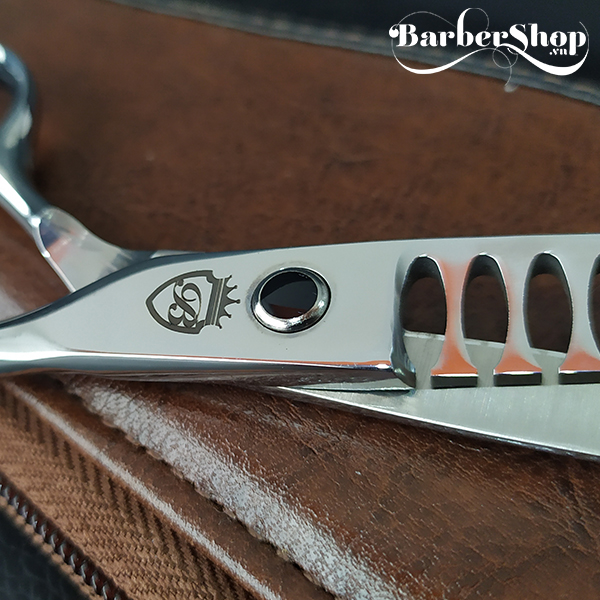 Kéo tỉa tóc răng thưa Barber 625 - 12 răng