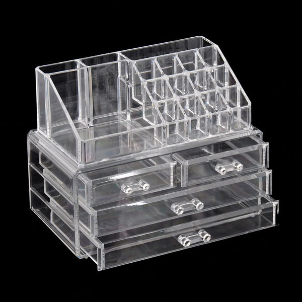 khay đựng đồ trang điểm trong suốt khay dung do trang diem trong suot