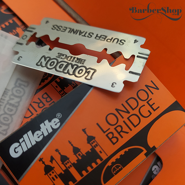 Hộp 100 lưỡi lam Gillette - London Bridge (Cam) Hộp 100 lưỡi lam Gillette - London Bridge (Cam)