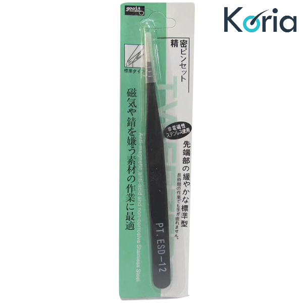 Nhíp đính đá mũi thẳng TS - 12 Nhíp đính đá mũi thẳng TS - 12