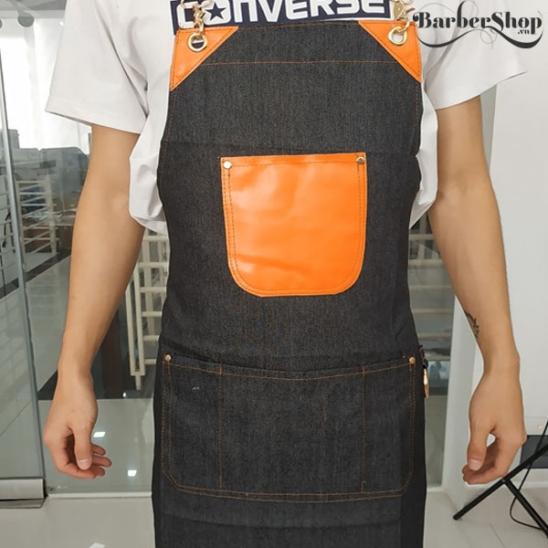 Tạp dề Barber Jean túi da BJ - 150 Tạp dề Barber Jean túi da BJ - 150