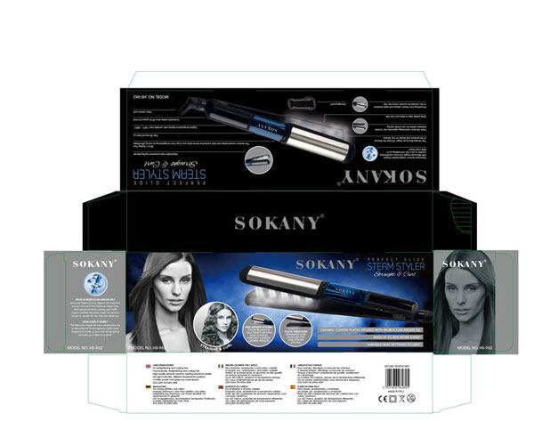 máy duỗi tóc hơi nước sokany